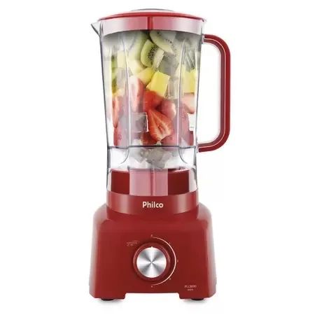Liquidificador Philco PLQ800V 4 Velocidades 900w - 220v - Vermelho 