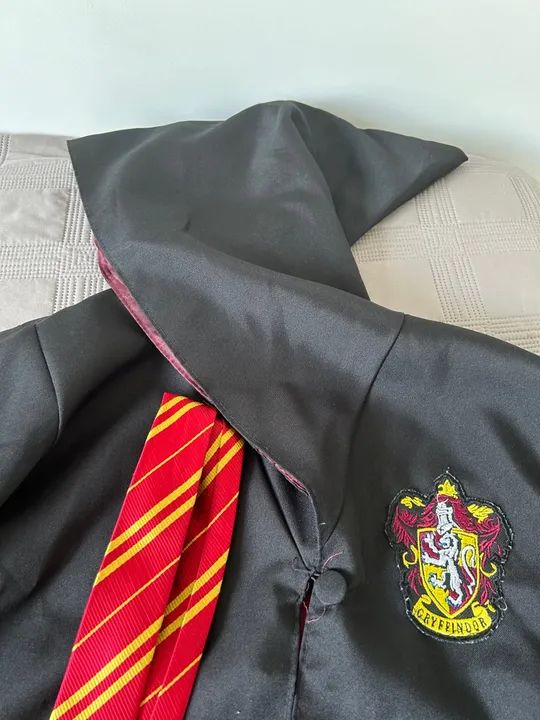 Harry porter capa mágica, varinha e gravata  - Foto 3
