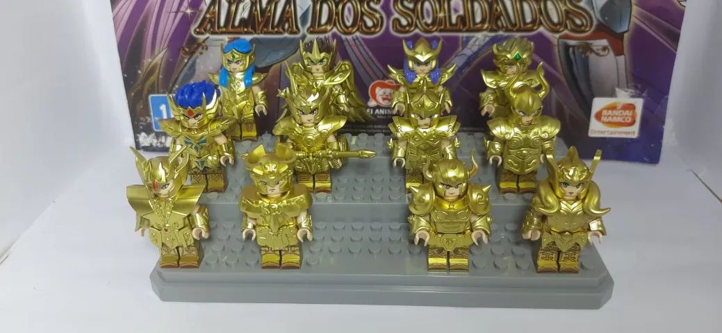 coleção lego cavaleiros do zodiaco ouro v1 - Foto 3