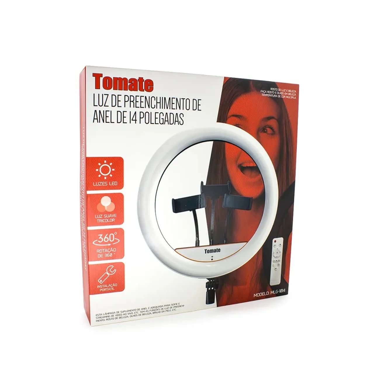 RING LIGHT LED | 14" TOMATE MLG-1014