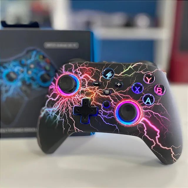 Controle Bluetooth Nintendo Switch, Pc, Android e iOS, Led  - Knup em São Luís ma 