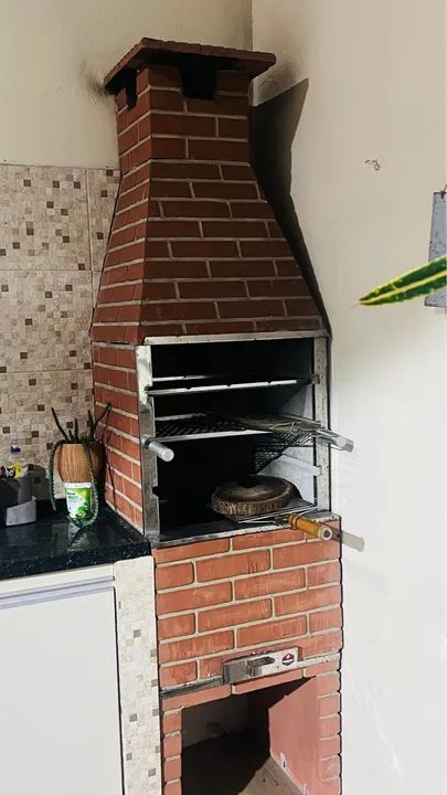 Churrasqueira de tijolo