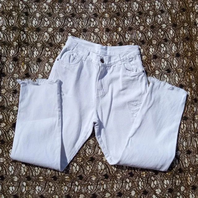 Calça Lee Branca T36 - Foto 5