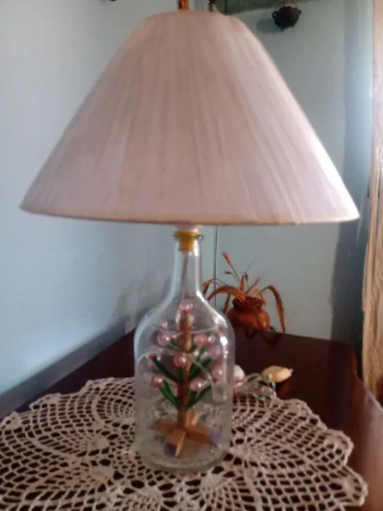 Abajur de garrafa  - Foto 2