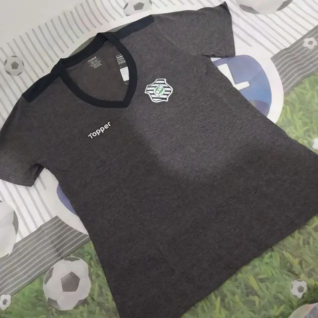 camisa GG feminino topper figueirense concentração 2018 preto - Foto 5