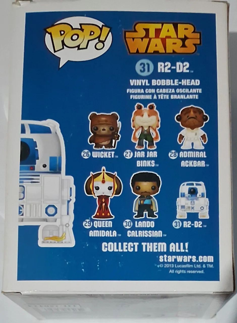 Boneco Funko Pop R2-D2 Star Wars #31  - Foto 2