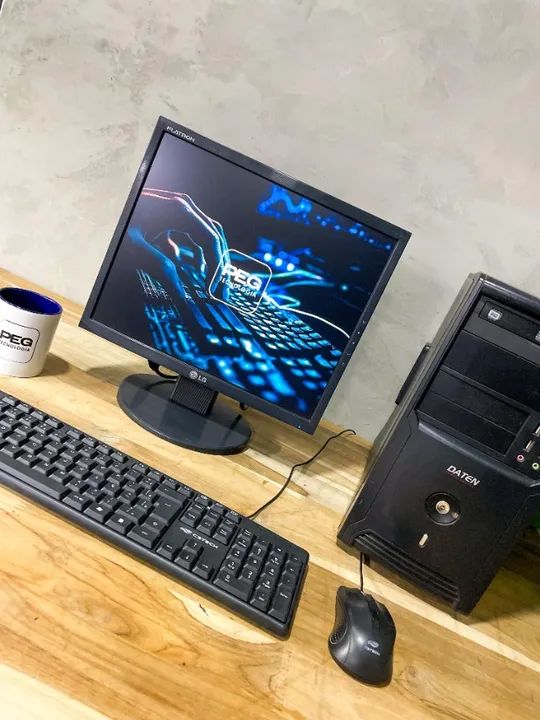 Kit computador Inter Pentium G2030 Completo com Monitor 17Polegadas