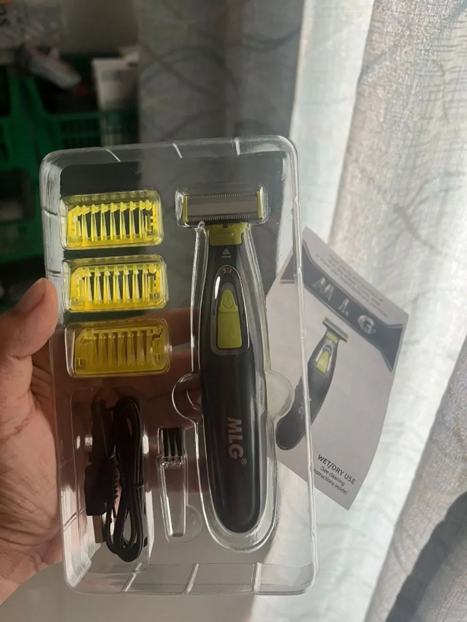 Barbeador Elétrico Portátil MLG - USB Recarregável - Foto 2