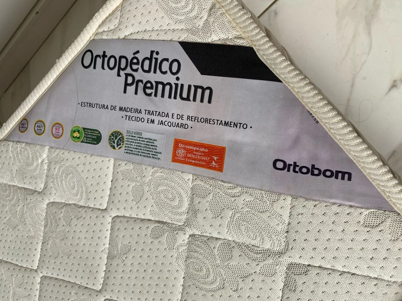 Cama Box Solteiro com Colchão Ortopédico Premium Ortobom