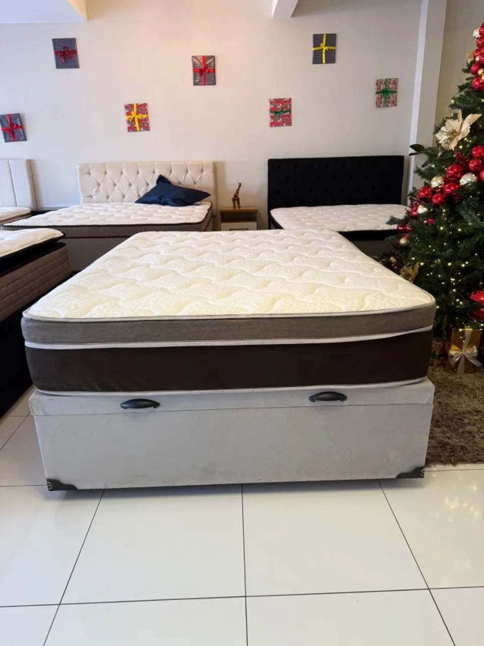 Cama box Casal BAÚ NOVA - Entrego!  - Foto 3