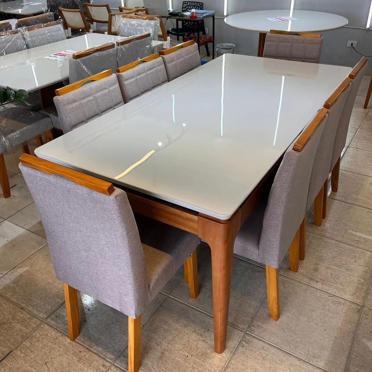 MESA DE JANTAR LINDÍSSIMA+8 CADEIRAS - Foto 5
