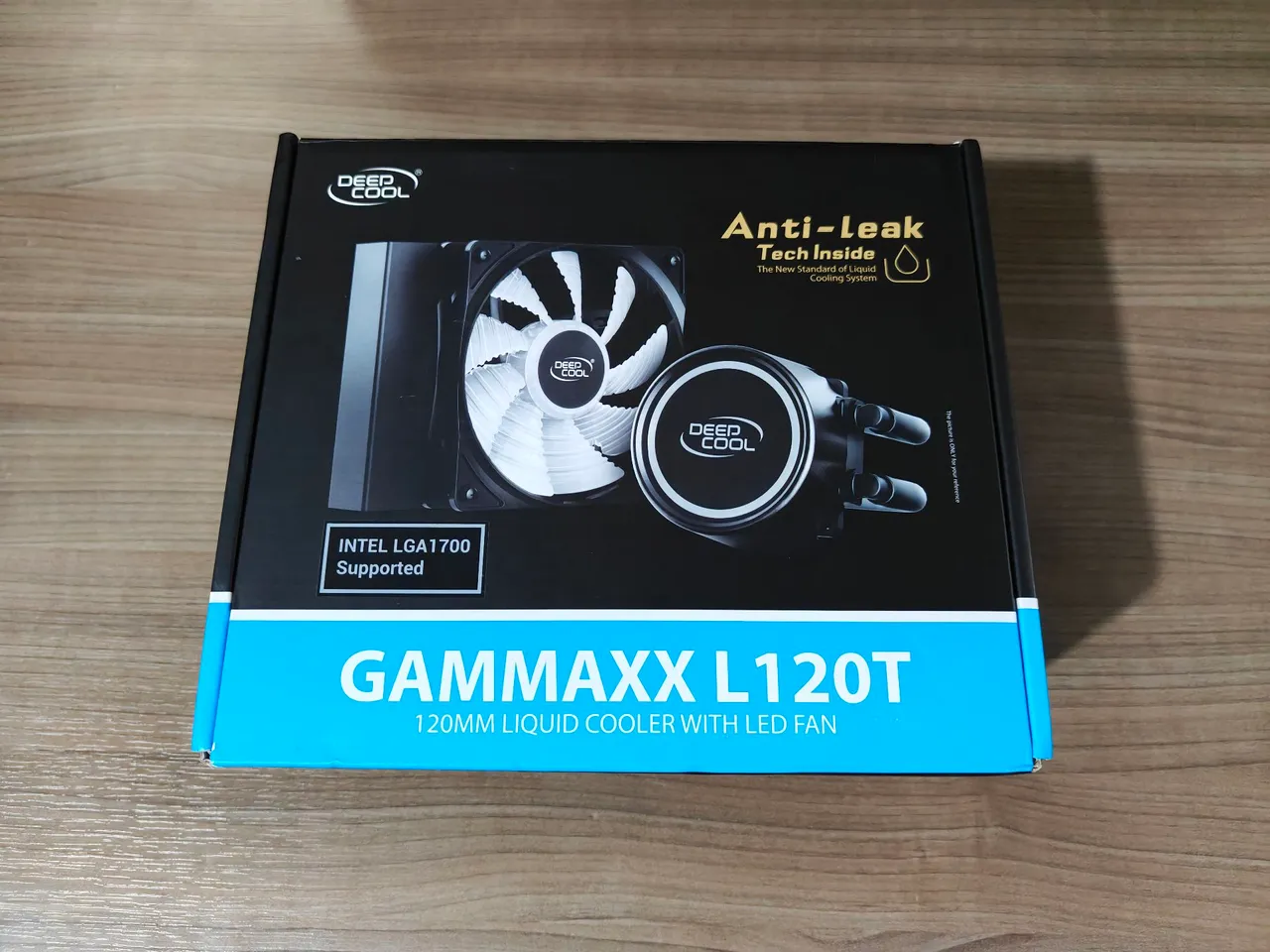 Water Cooler Deepcool Gammaxx L120t Red 120mm Intel Amd Led Vermelho Novo