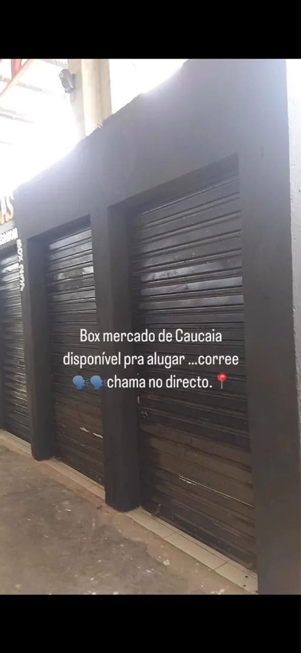 Box pra Alugar no mercado municipal de Caucaia 