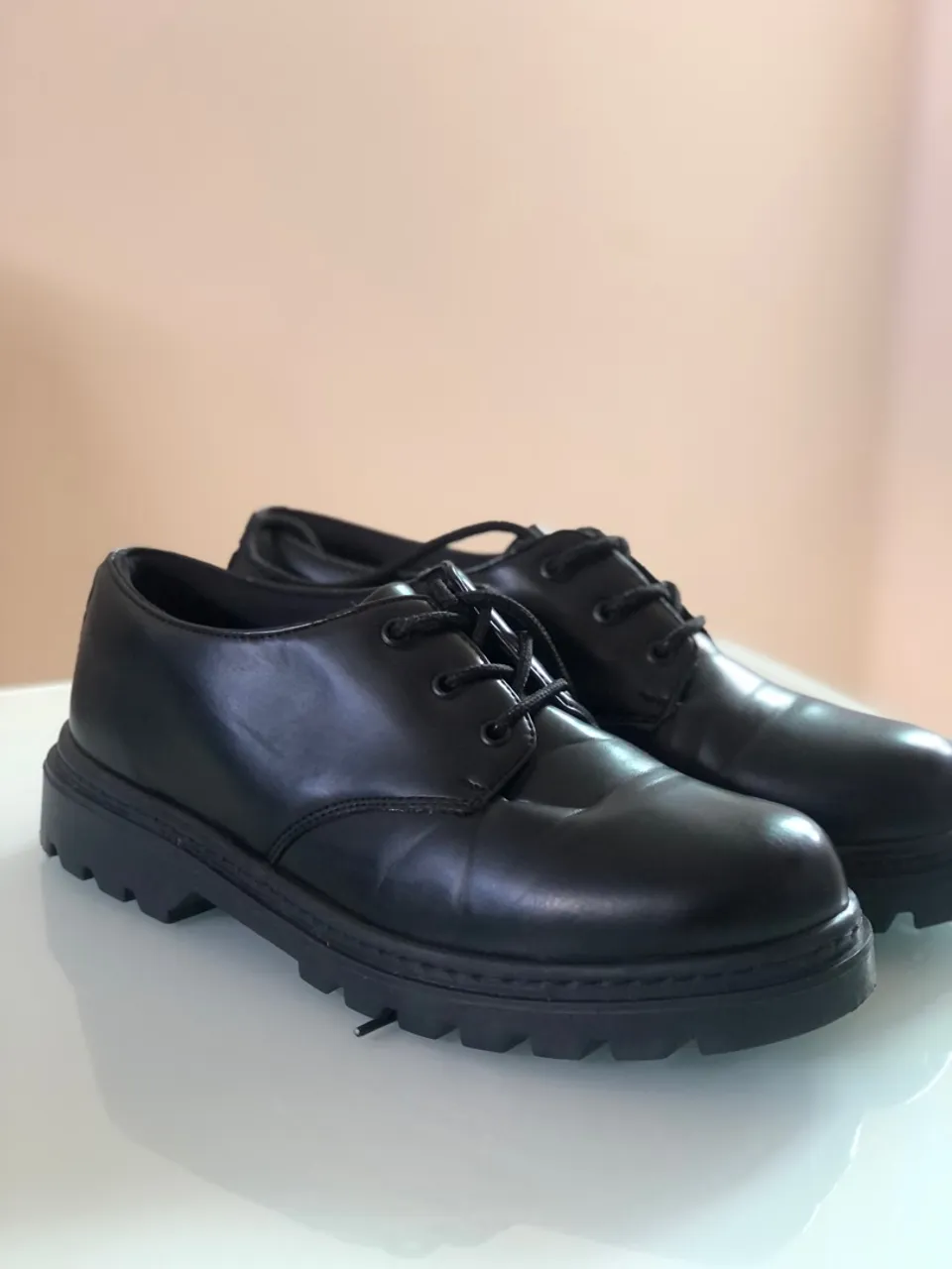 Sapatos Oxford Tratorados - Preto