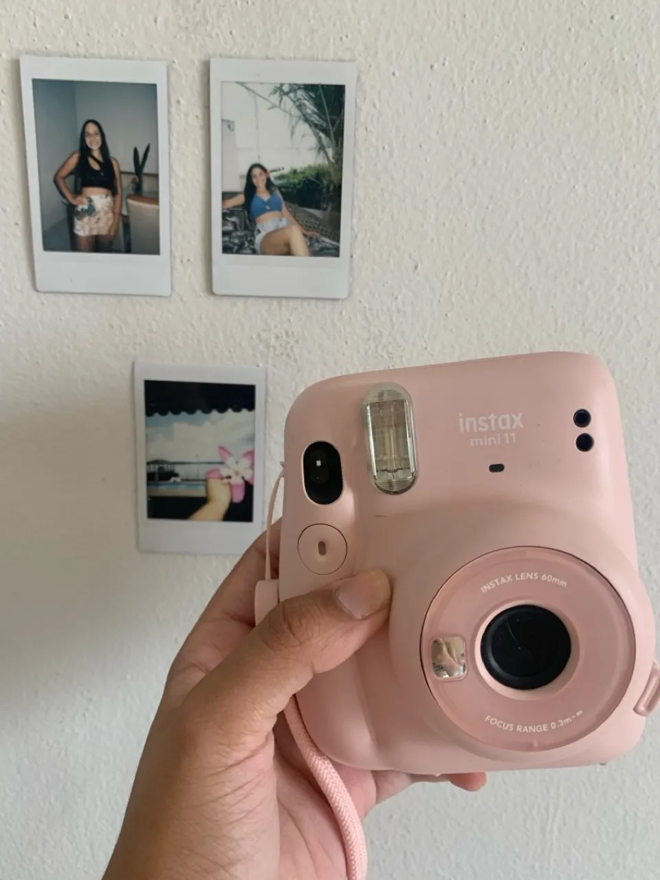 Câmera Instax Mini 11 Rosa - Fotos instantâneas!