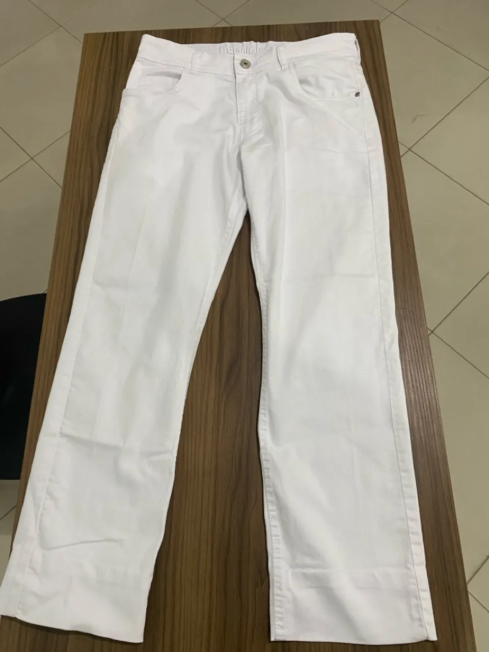 Calça Jeans Branca feminina 42 e 46