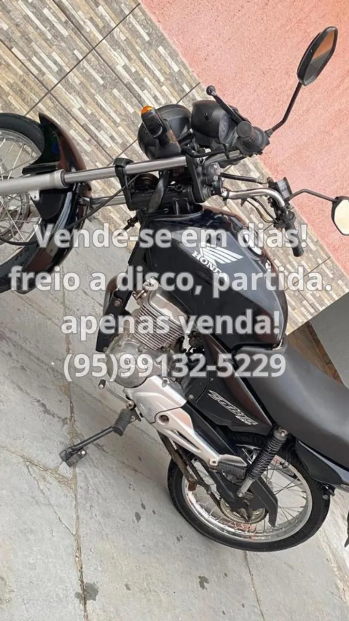 Titan 150 completa 2004 segundo dono em dias vendo por 6.800 aceita cartão. Tel *