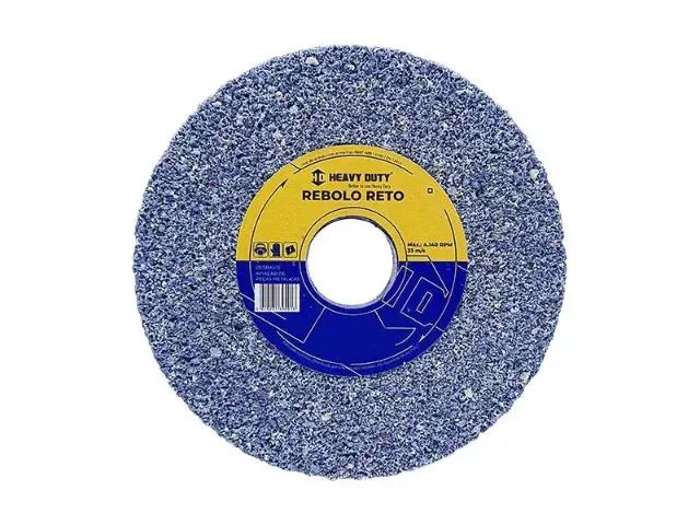 Rebolo reto heavy duty 6" Grao 24