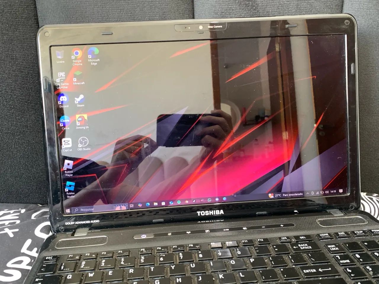 Notebook gamer Toshiba 480gb - Foto 2