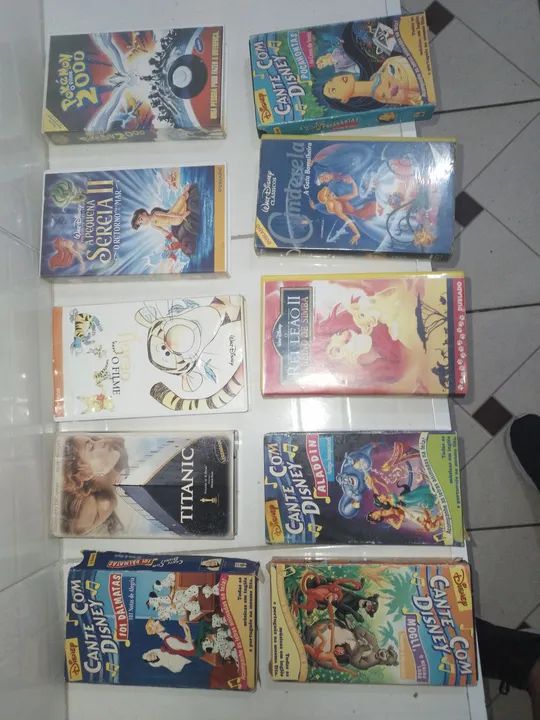 Lote de 10 fitas VHS Disney e outros - Foto 2
