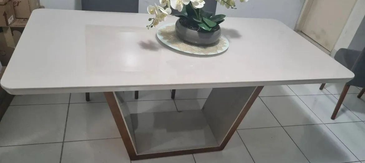 Mesa de Jantar Branca - Foto 5