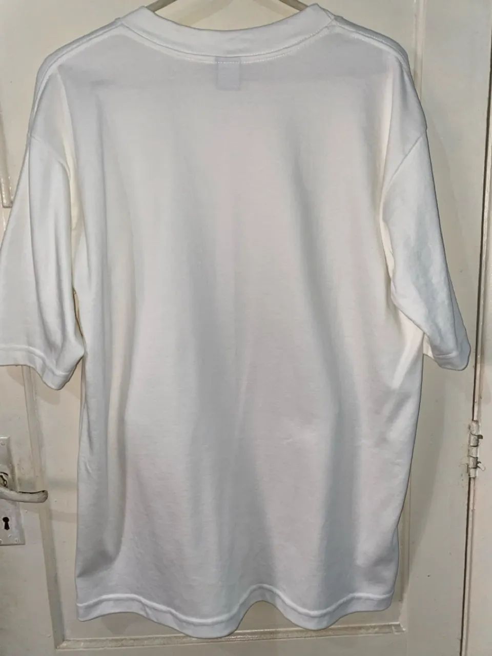Camiseta Oversized Branca Gelo tam .g