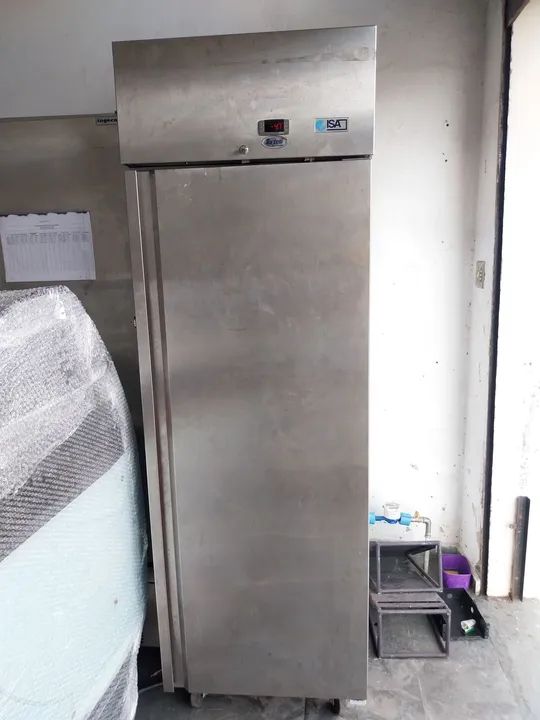 Refrigerador  e frezzer em aço inox - Foto 2