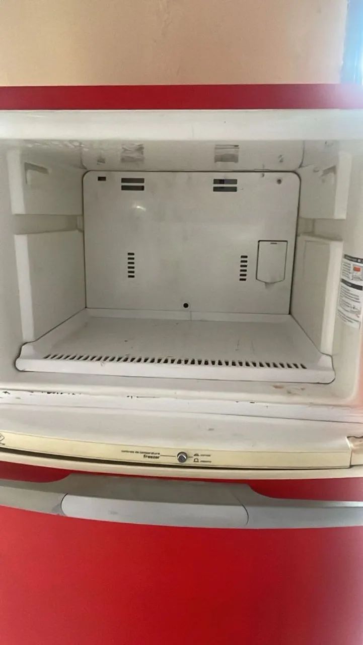 Geladeira Duplex Vermelha - Foto 4