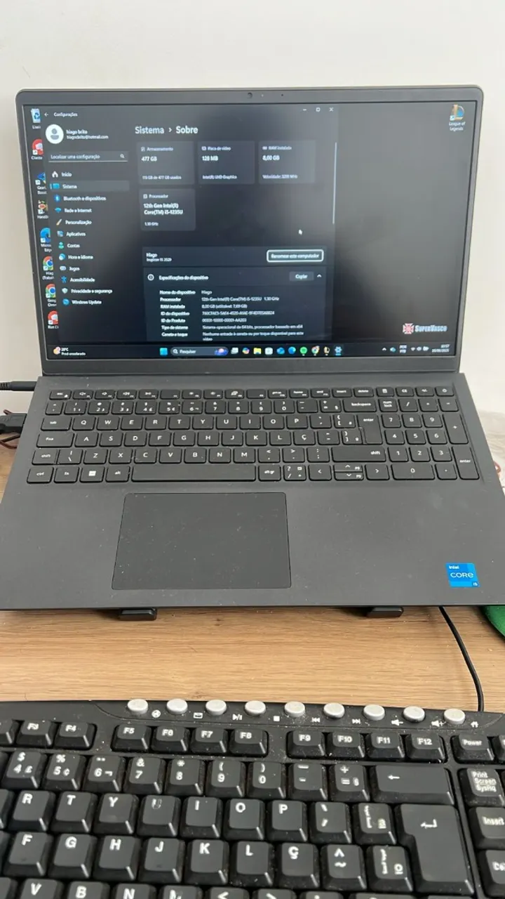 Notebook Dell Inspiron 15 - 3520 - i5 12º