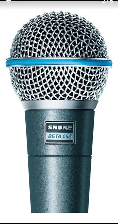 Microfone shure beta 58a dinâmico super cardioide original  - Foto 2