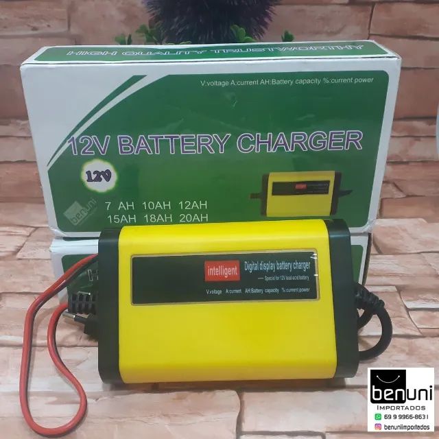 Carregador bateria automotivo 12V 2a display inteligente 12v 7ah 10ah 12ah 15a 18ah 20ah  - Foto 3