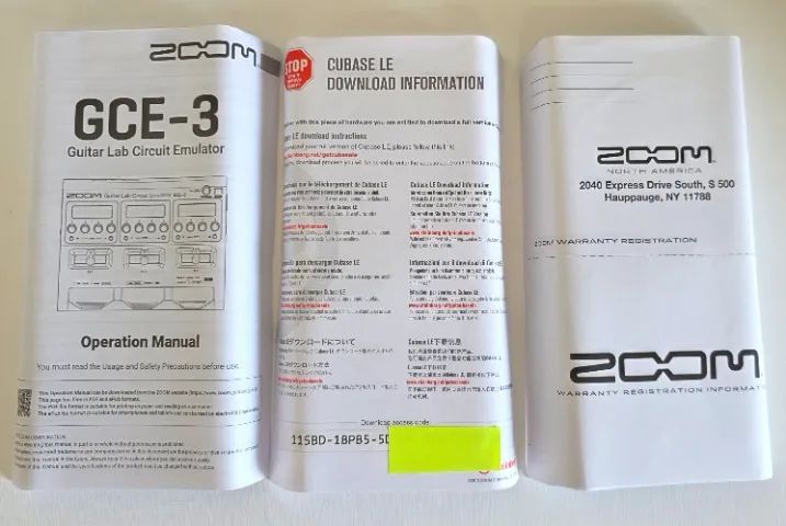Emulador De Circuito Zoom Gce-3 Guitar Lab Multi efeitos para