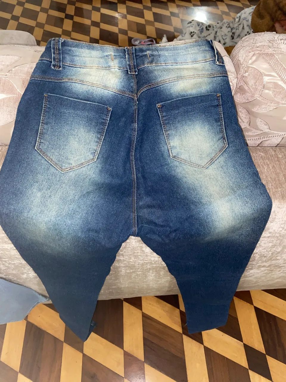 CALÇA JEANS FEMININA TAMANHO 40 - Foto 3