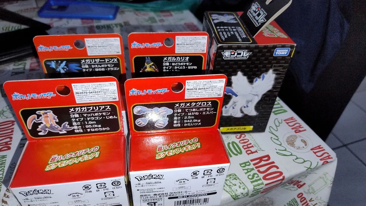 5 Miniaturas Pokémon Moncolle Takara Tomy Mega Evoluções - Foto 2