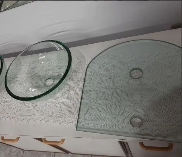Base para Pia para Cuba Vidro