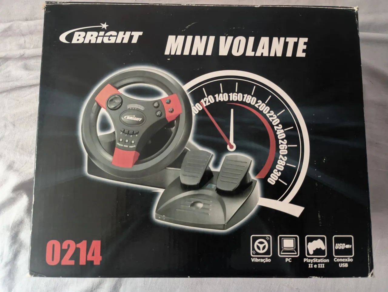 Mini Volante Bright para PC e Playstation