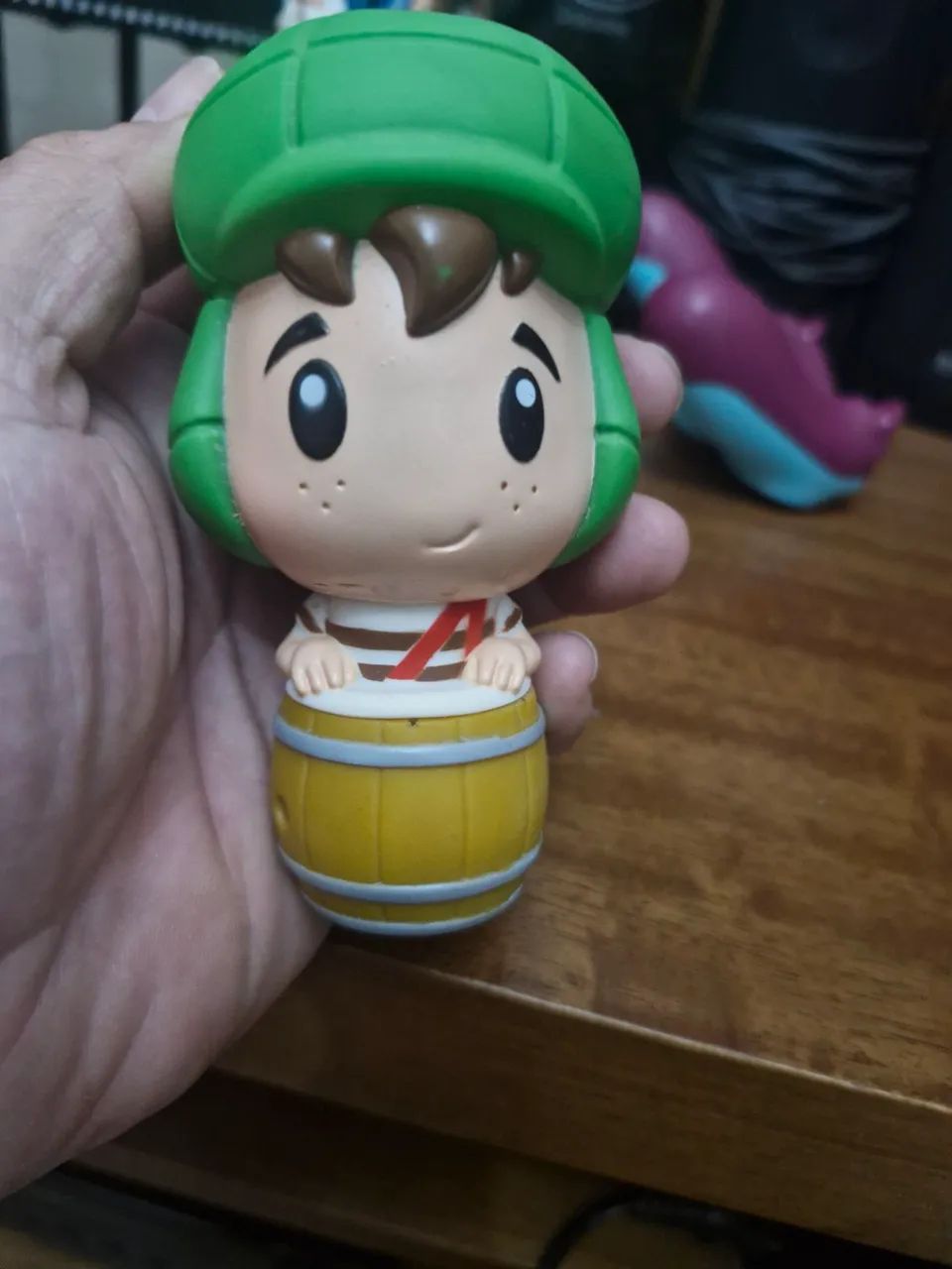 Boneco Chaves no barril - Colecionável Giraffas - Foto 3