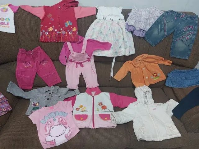Lote Menina 15 peças - Tamanho 1 Ano - Foto 6