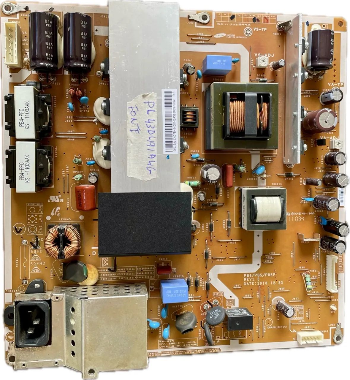 Placa Fonte Tv Samsung Pl43d491a4g - Cód. Bn44-00442a (Usado)