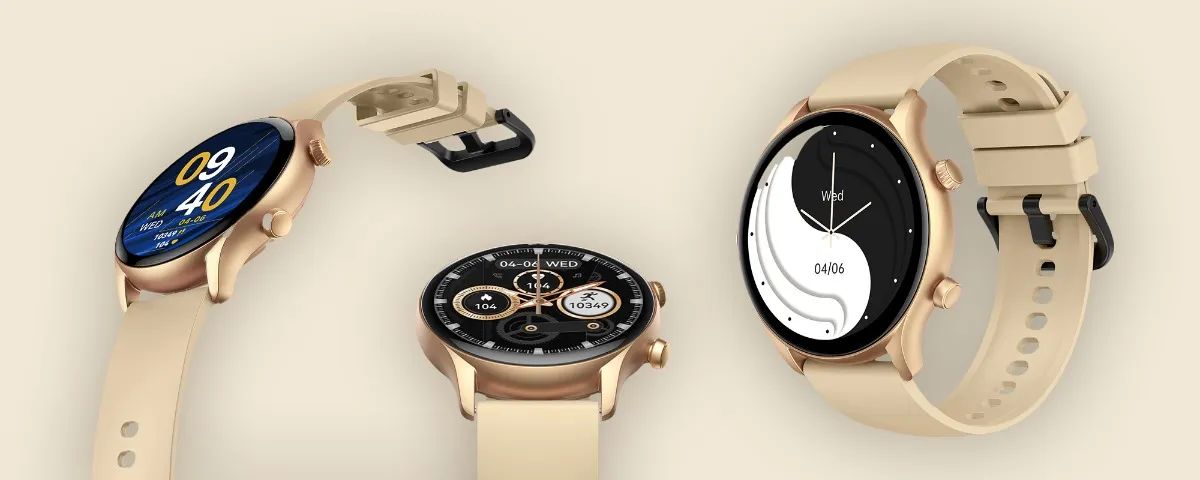 Smartwatch Zeblaze Btalk 3 Plus 1.39 Champagne Bluetooth - Foto 2