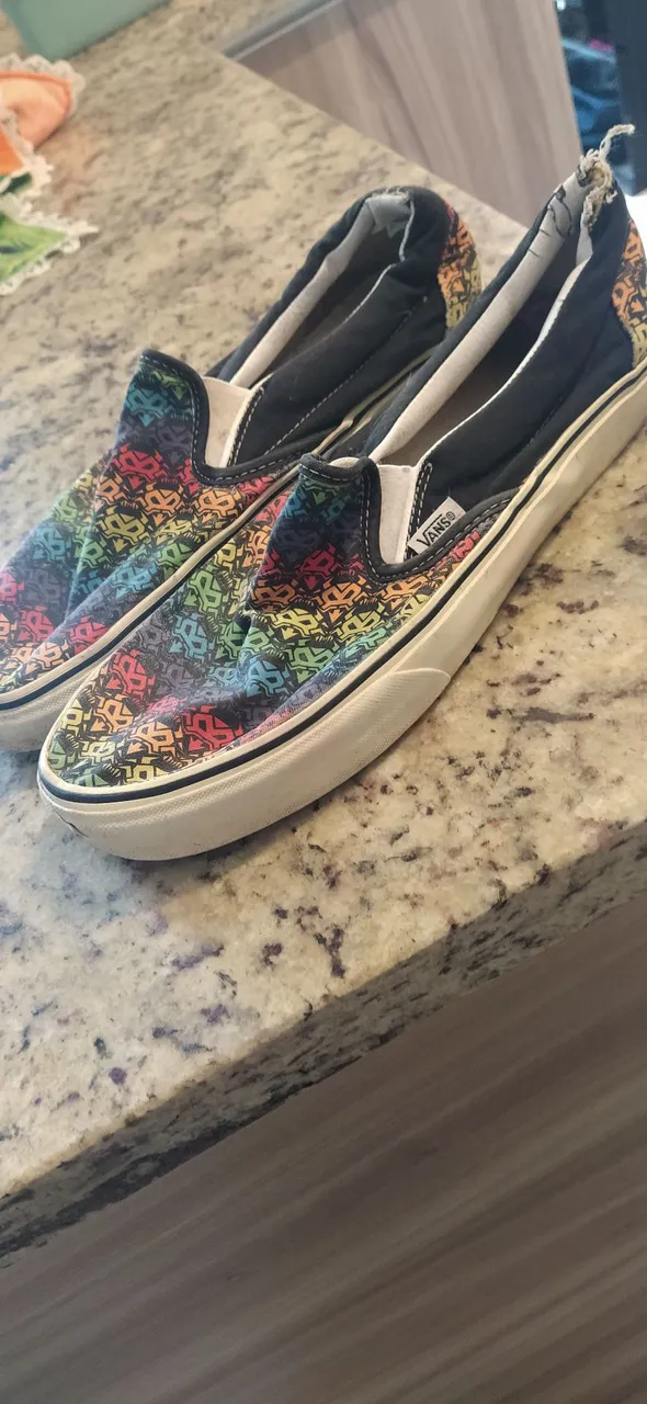 Tênis Vans Slip-On Colorido