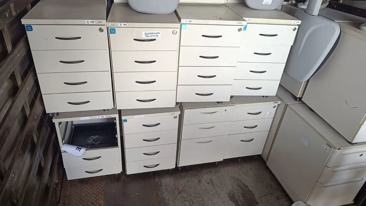 Gaveteiros de Escritório - 100% MDF - Foto 2