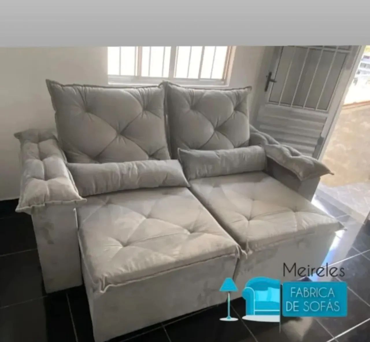 Sofá retrátil reclinável por apenas $1599 Pix  - Foto 5