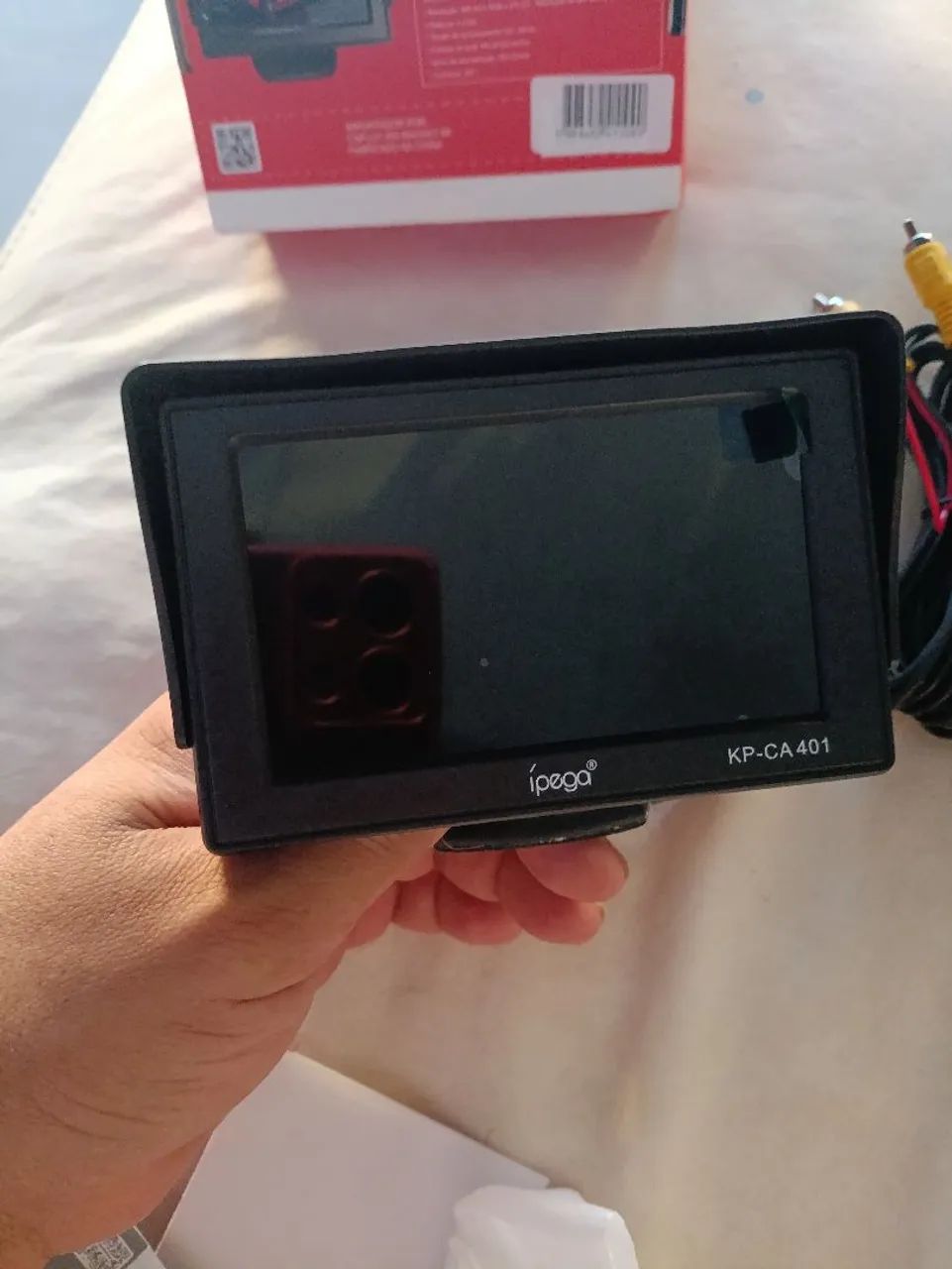 Tela LCD Veicular 4.3" ipega para Câmera de Ré e DVD's - Foto 2