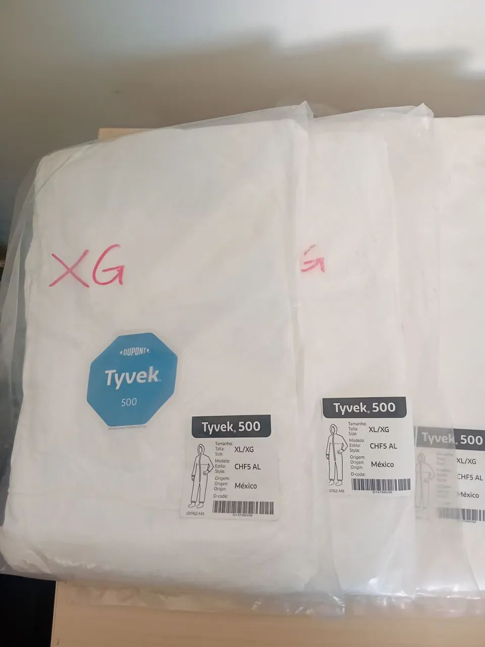 Macacão Tyvek 500 tamanho XG - Foto 2
