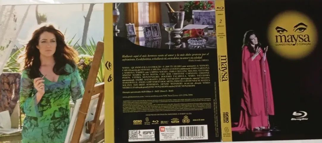 Maysa Quando Fala O Coração Box Bluray 2 Discos Digipack - Foto 4