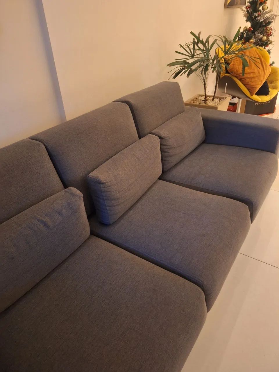 Sofá retrátil três lugares Padrão Líder  - Foto 3