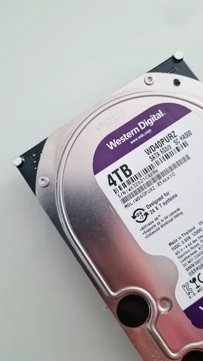HD WD 4TB Surveillance - Semi Novo - Foto 6