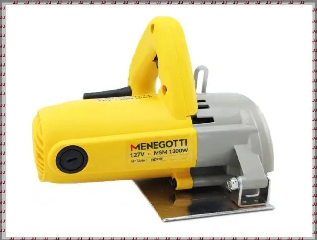 Serra Mármore 4.3-8 polegadas 1300W Menegotti 110 volts - Foto 3