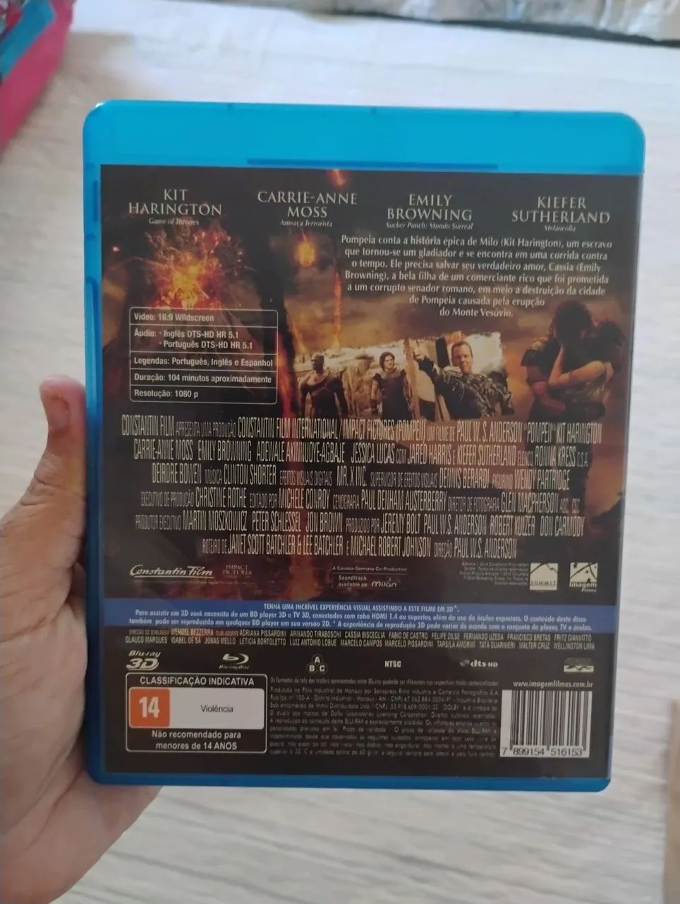 Blu-Ray 3D/2D - Pompeia - Foto 2